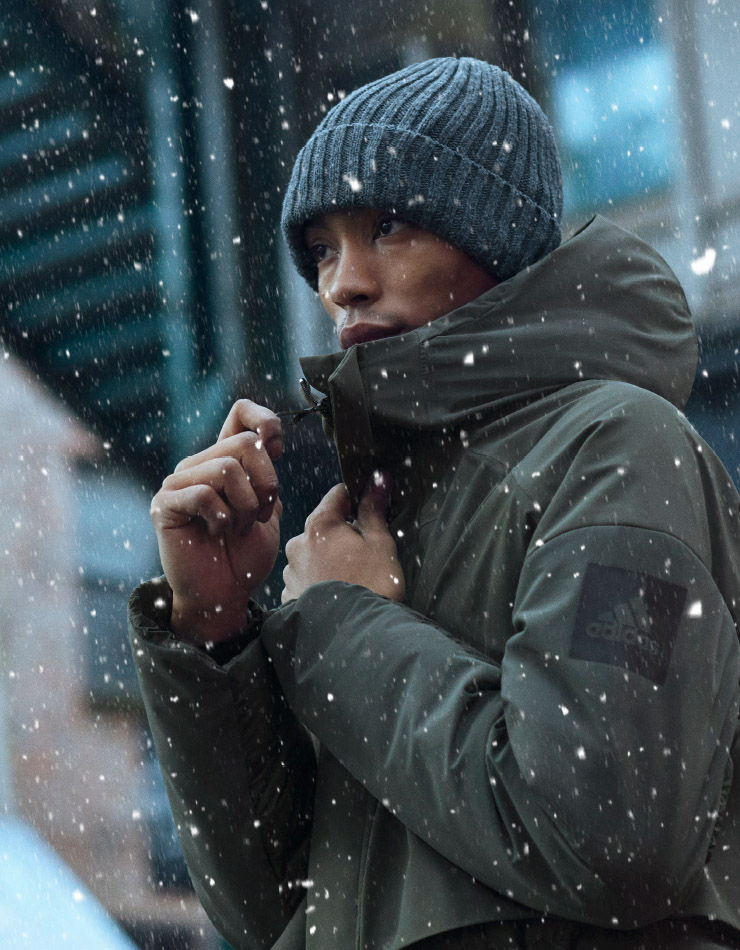 adidas Outdoor präsentierte MyShelter, eine neue Produktfamilie für Jacken, die Outdoor-Expertise und -Technologie mit urbanem Style kombiniert (Foto)